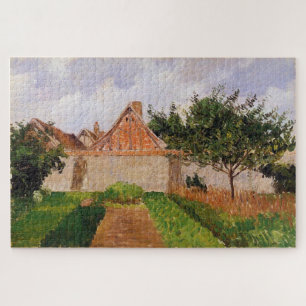 Garden at Eragny (study) by Camille Pissarro Jigsaw Puzzle