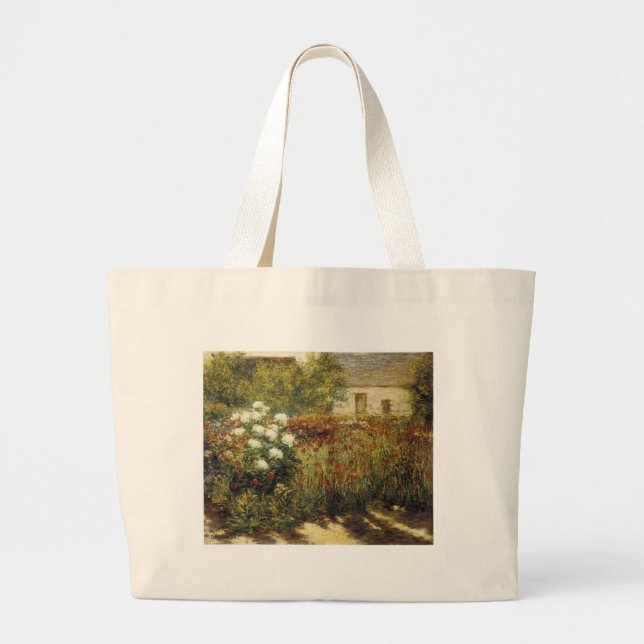 Garden at Giverny Large Tote Bag (Front)