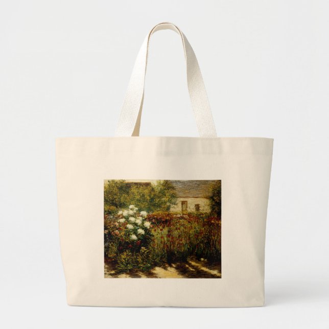 Garden at Giverny Large Tote Bag (Front)