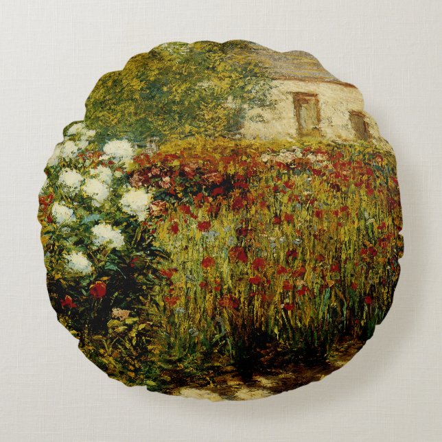 Garden at Giverny Round Cushion (Front)