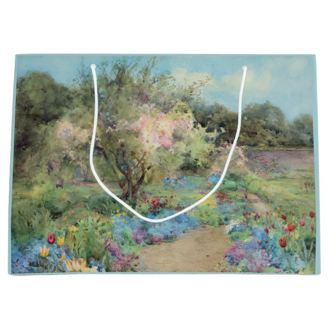 Garden at Kilmurry (by Mildred Anne Butler) Large Gift Bag (Front)