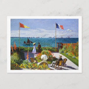 Garden at Sainte-Adresse, 1867 Claude Monet Postcard