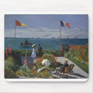 Garden at Sainte-Adresse (1867) Mouse Pad