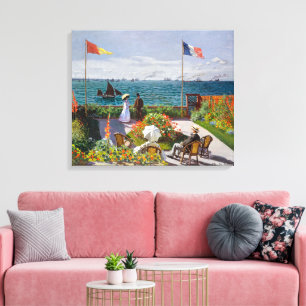 Garden at Sainte-Adresse   Claude Monet   Canvas Print
