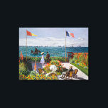Garden at Sainte-Adresse | Claude Monet | Canvas Print<br><div class="desc">Garden at Sainte-Adresse is a 1867 painting Claude Monet.</div>