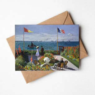 Garden at Sainte-Adresse   Claude Monet Card