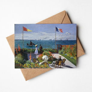 Garden at Sainte-Adresse   Claude Monet Card