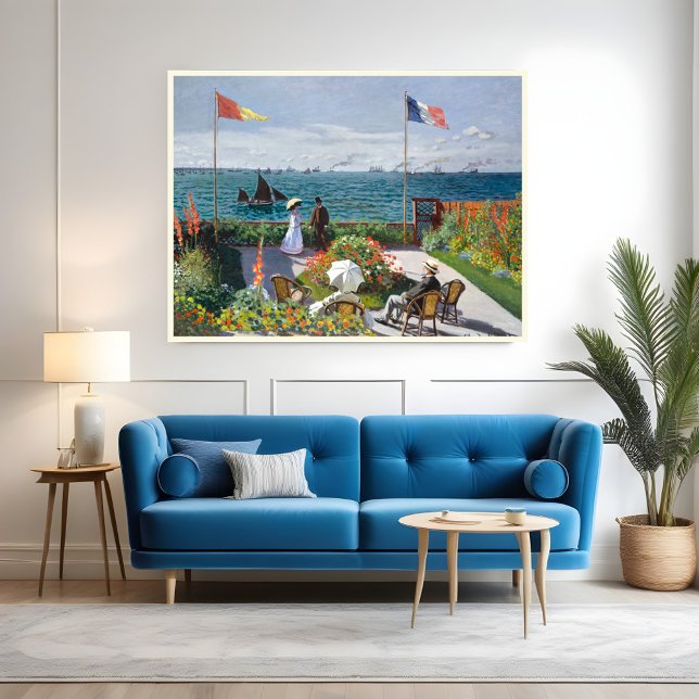 Garden at Sainte-Adresse, Monet Poster (Creator Uploaded)