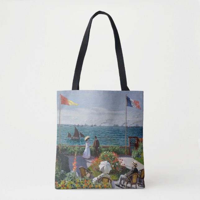 Garden at Sainte-Adresse Tote Bag (Front)