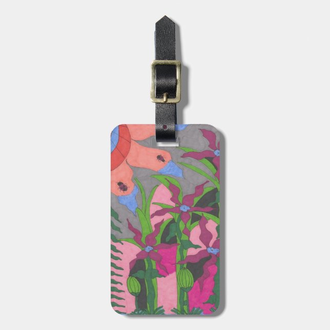 Garden at Twilight Luggage Tag (Front Vertical)