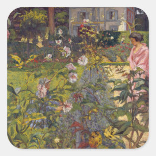 Garden at Vaucresson Square Sticker