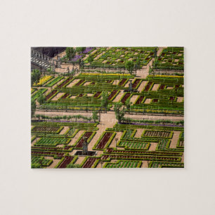 Garden at Villandry Chateau, Indre-et-Loire, 2 Jigsaw Puzzle