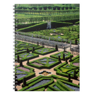 Garden at Villandry Chateau, Indre-et-Loire, Notebook