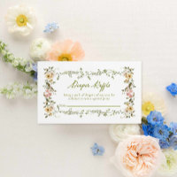 Garden Baby Shower Diaper Raffle