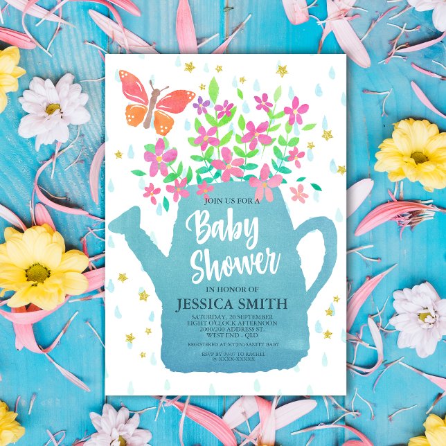 Garden Baby Shower Theme Invitation (Creator Uploaded)