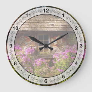 Garden - Belvidere, NJ - My little cottage Large Clock