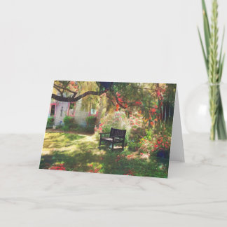 Garden Bench Thank You Card