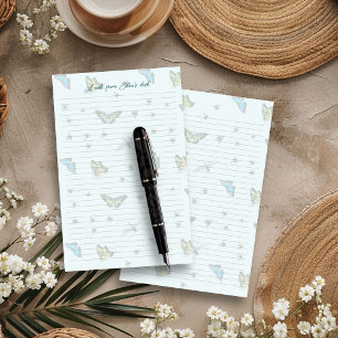 Garden Beneficials Butterfly Lined Writing Paper