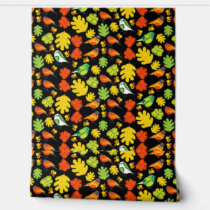 Garden Bird Home Decor Print Wallpaper