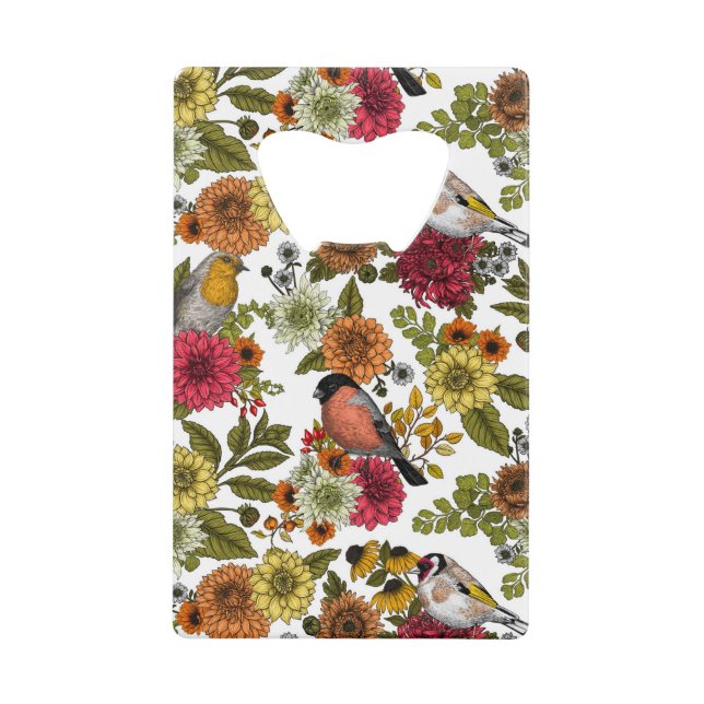 Garden birds and flowers 1 (Front)