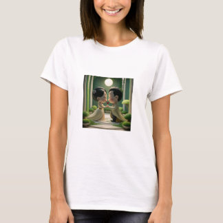 Garden Bliss: A Couple’s Heartfelt Connection T-Shirt