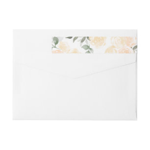 Garden Blooms Wrap Around Label