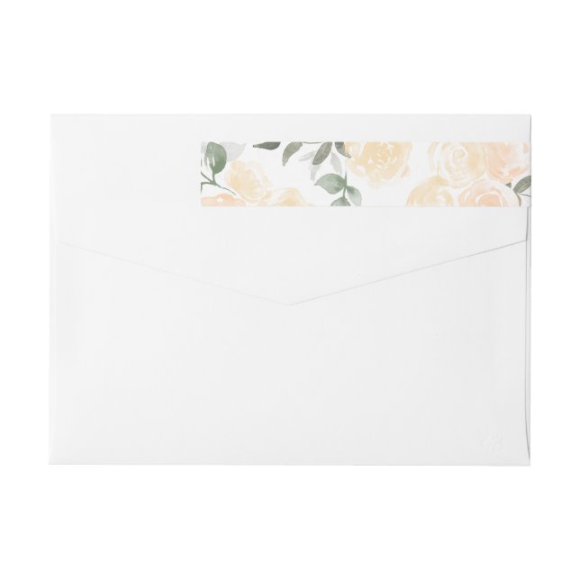 Garden Blooms Wrap Around Label (Back)