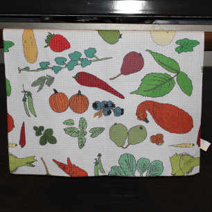 Garden Bounty kitchen towel
