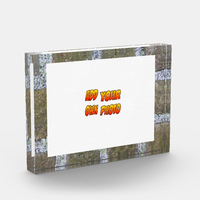 Garden Bricks Image Cust. Photo Block (Left)