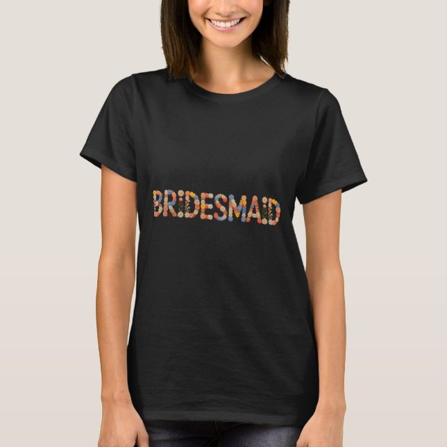 Garden Bridesmaid Bride Team Bridal Future Mrs T-Shirt (Front)