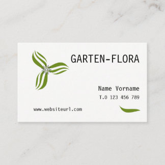 garden business card