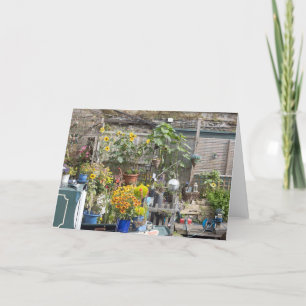 Garden by The Rochdale Canal Thank You Card