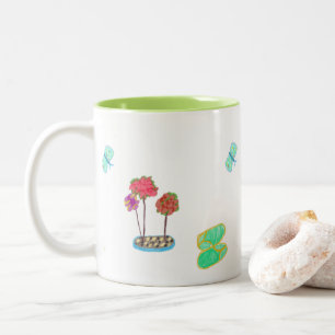 garden cartoon mug