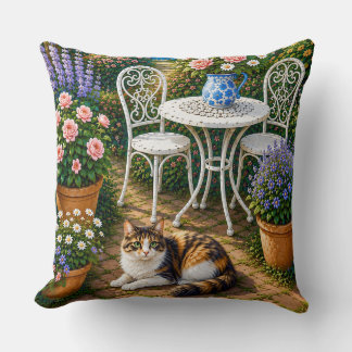 Garden Cat Cushion