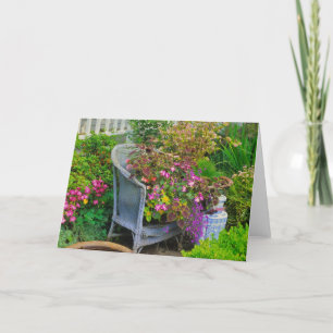 Garden Chair Greeting Card