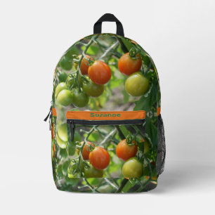 Garden Cherry Tomatoes Personalised Printed Backpack
