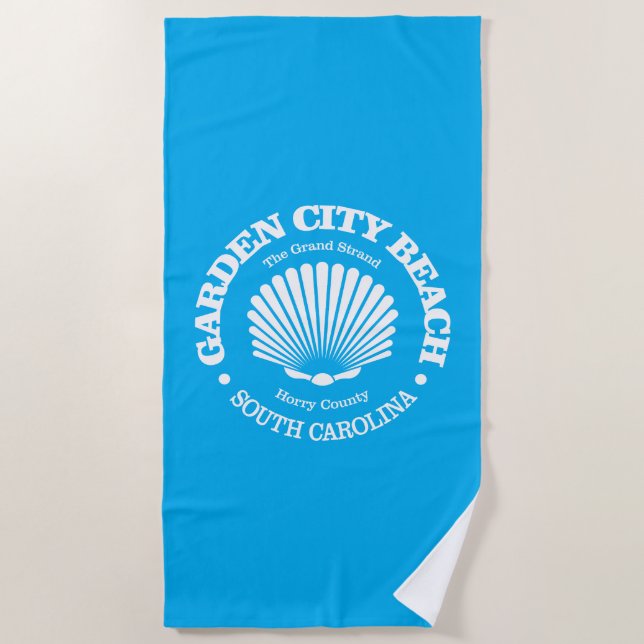 Garden City Beach (seashell) Towel (Front)