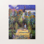 Garden Claude Monet Summer Sunflower Flowers  Jigsaw Puzzle<br><div class="desc">Garden Claude Monet Summer Sunflower Flowers Vetheuil   jigsaw puzzle</div>