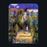 Garden Claude Monet Summer Sunflower Flowers  Magnet<br><div class="desc">Magnet Garden Claude Monet Summer Sunflower Flowers Vetheuil</div>