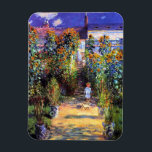 Garden Claude Monet Summer Sunflower Flowers  Magnet<br><div class="desc">Magnet Garden Claude Monet Summer Sunflower Flowers Vetheuil</div>