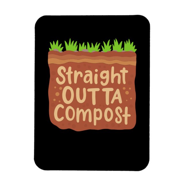Garden Compost Gift Magnet (Vertical)