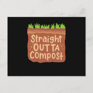 Garden Compost Gift Postcard