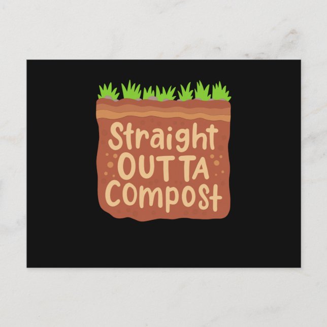 Garden Compost Gift Postcard (Front)