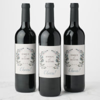 Garden Crest | Eggshell | Cheers Wedding Favour