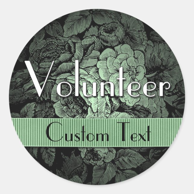 Garden Custom Volunteer Stickers (Front)