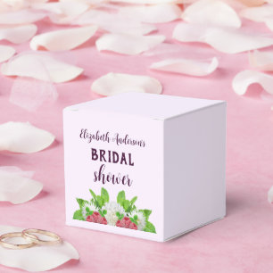 Garden Dahlia Bridal Shower Favour Box