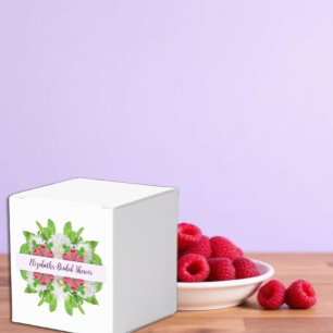 Garden Dahlia Bridal Shower Favour Box