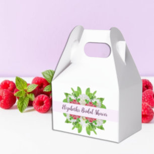 Garden Dahlia Bridal Shower Favour Box