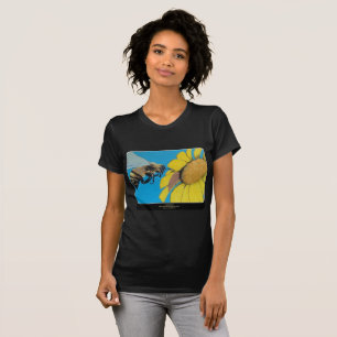 'Garden Dance' Painting on a T-Shirt