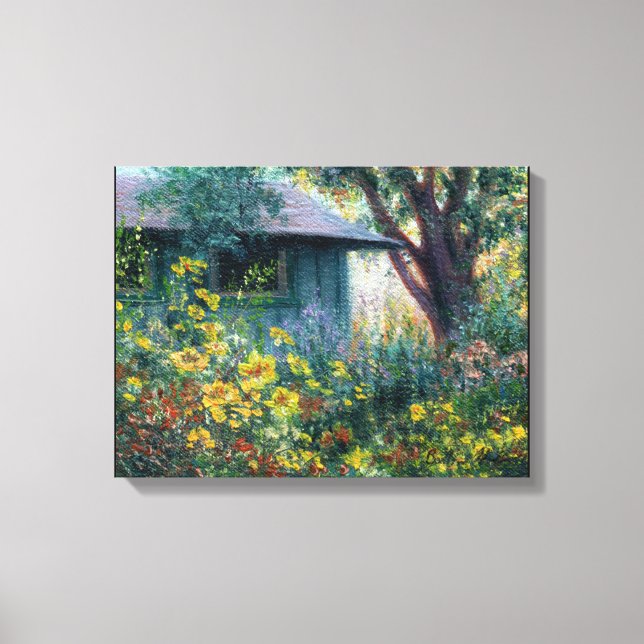 "Garden Delights" Gallery Wrapped Canvas Print (Front)